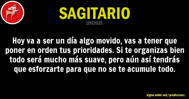 Predicción diaria de la Brujita para: Sagitario - Descubre la predicción del día para tu signo!