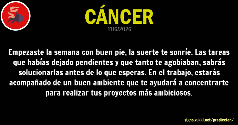 Predicción diaria de la Brujita para: Cancer - Descubre la predicción del día para tu signo!