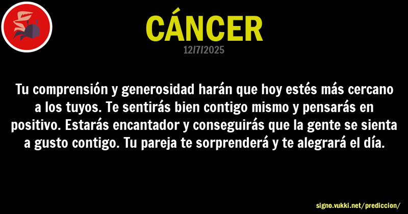 Predicción diaria de la Brujita para: Cancer - Descubre la predicción del día para tu signo!