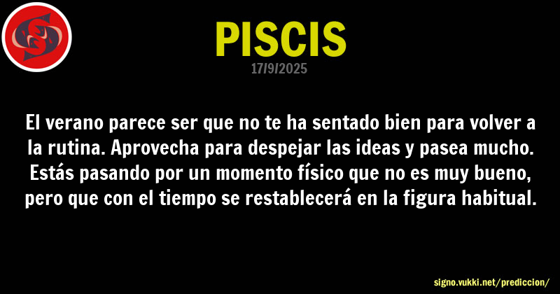 Predicción diaria de la Brujita para: Piscis - Descubre la predicción del día para tu signo!