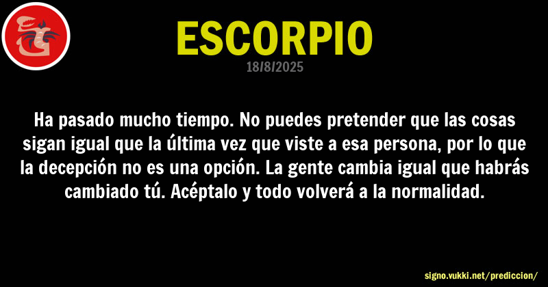 Predicción diaria de la Brujita para: Escorpio - Descubre la predicción del día para tu signo!