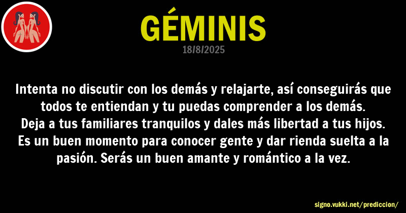 Predicción diaria de la Brujita para: Geminis - Descubre la predicción del día para tu signo!