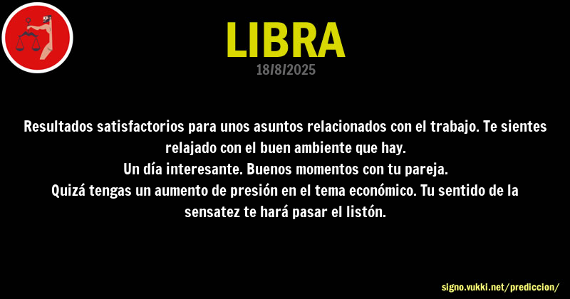 Predicción diaria de la Brujita para: Libra - Descubre la predicción del día para tu signo!