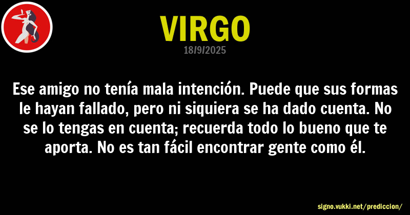 Predicción diaria de la Brujita para: Virgo - Descubre la predicción del día para tu signo!