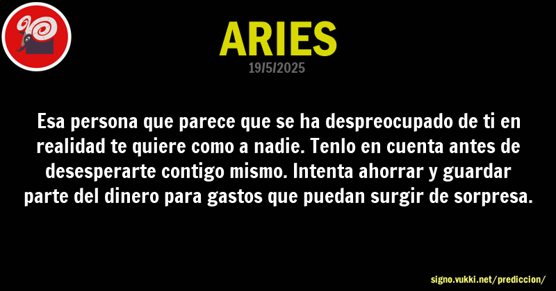 Predicción diaria de la Brujita para: Aries - Descubre la predicción del día para tu signo!