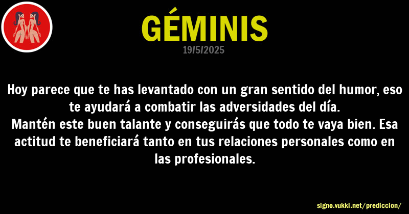 Predicción diaria de la Brujita para: Geminis - Descubre la predicción del día para tu signo!