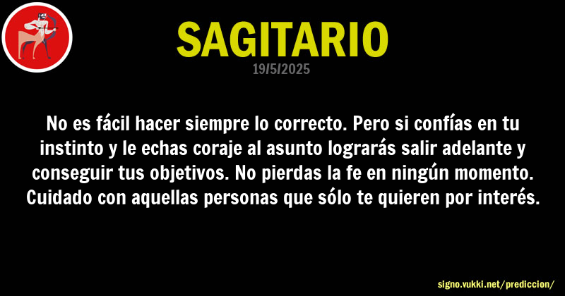 Predicción diaria de la Brujita para: Sagitario - Descubre la predicción del día para tu signo!