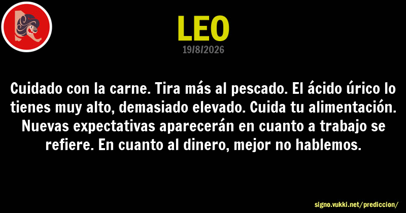 Predicción diaria de la Brujita para: Leo - Descubre la predicción del día para tu signo!