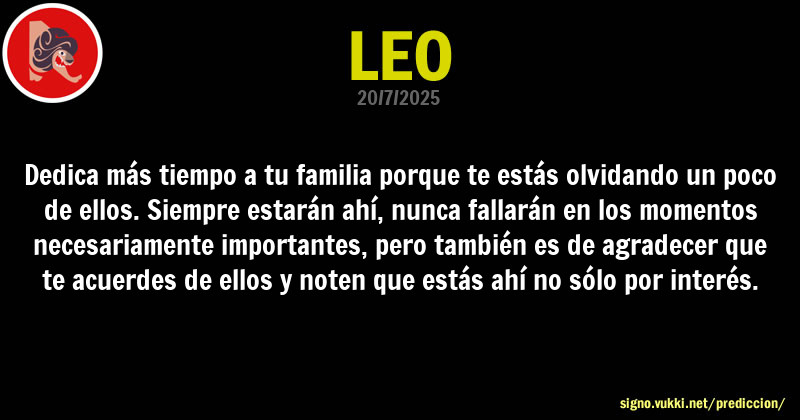 Predicción diaria de la Brujita para: Leo - Descubre la predicción del día para tu signo!