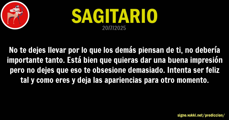 Predicción diaria de la Brujita para: Sagitario - Descubre la predicción del día para tu signo!
