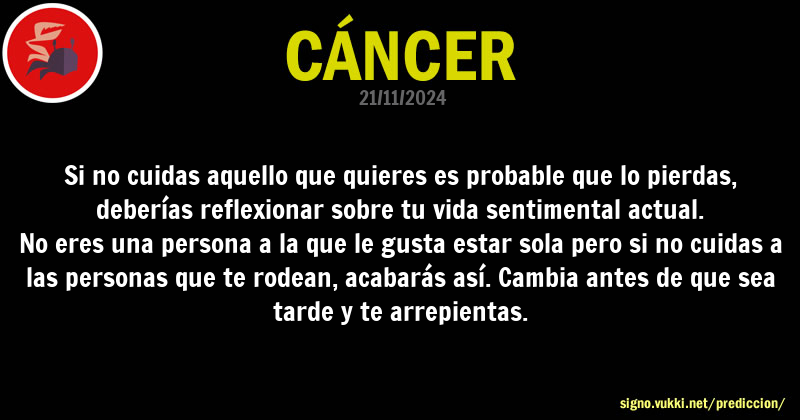 Predicción diaria de la Brujita para: Cancer - Descubre la predicción del día para tu signo!