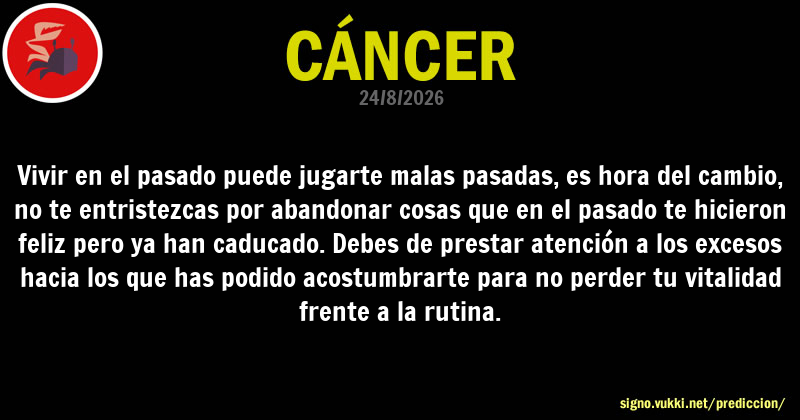 Predicción diaria de la Brujita para: Cancer - Descubre la predicción del día para tu signo!