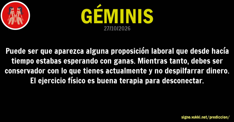 Predicción diaria de la Brujita para: Geminis - Descubre la predicción del día para tu signo!