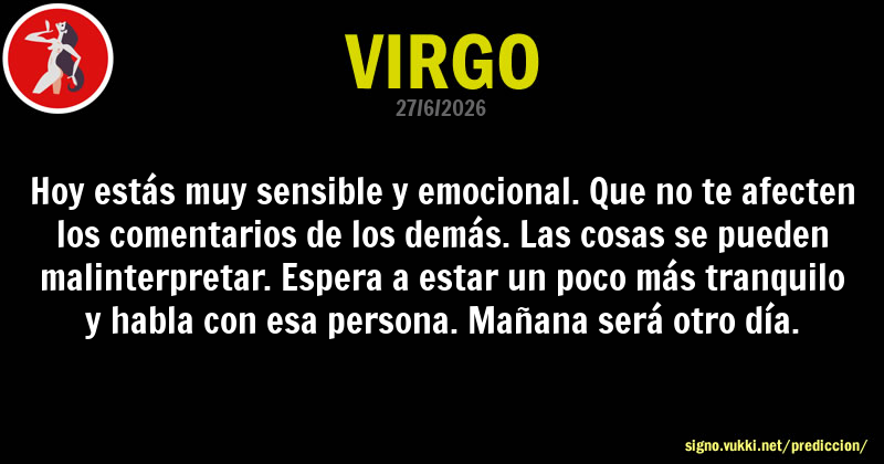 Predicción diaria de la Brujita para: Virgo - Descubre la predicción del día para tu signo!