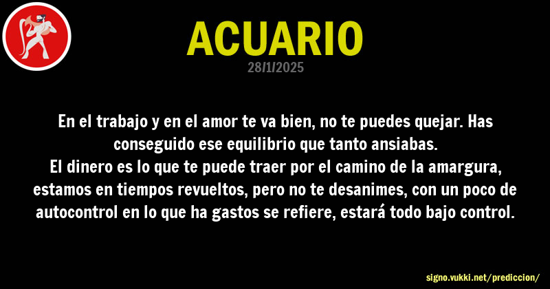 Predicción diaria de la Brujita para: Acuario - Descubre la predicción del día para tu signo!