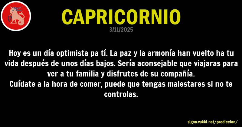 Predicción diaria de la Brujita para: Capricornio - Descubre la predicción del día para tu signo!