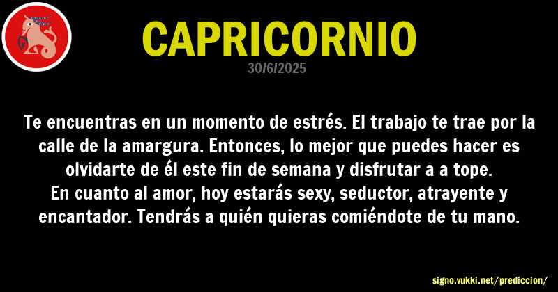 Predicción diaria de la Brujita para: Capricornio - Descubre la predicción del día para tu signo!