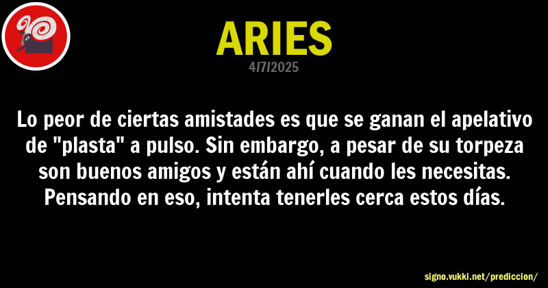 Predicción diaria de la Brujita para: Aries - Descubre la predicción del día para tu signo!