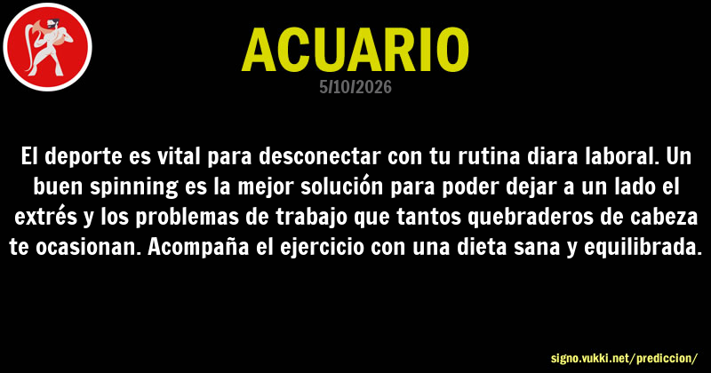 Predicción diaria de la Brujita para: Acuario - Descubre la predicción del día para tu signo!