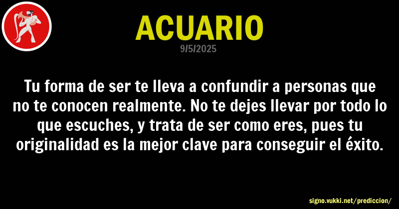 Predicción diaria de la Brujita para: Acuario - Descubre la predicción del día para tu signo!