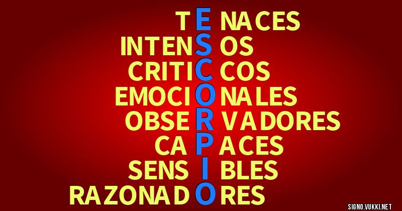 Escorpio - El significado de tu signo