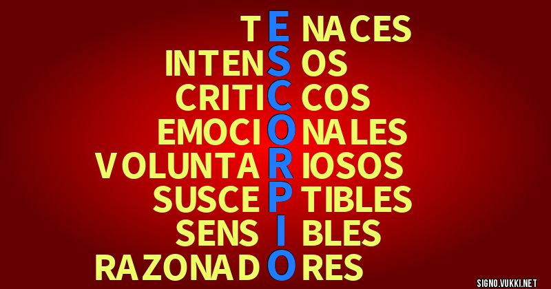 Escorpio - El significado de tu signo