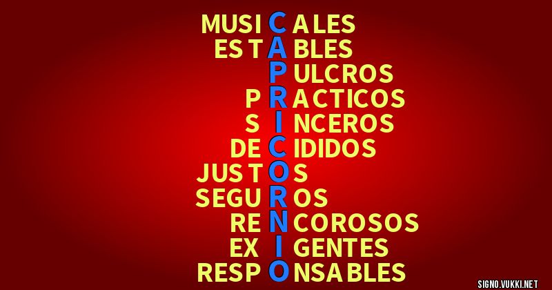 Capricornio - El significado de tu signo