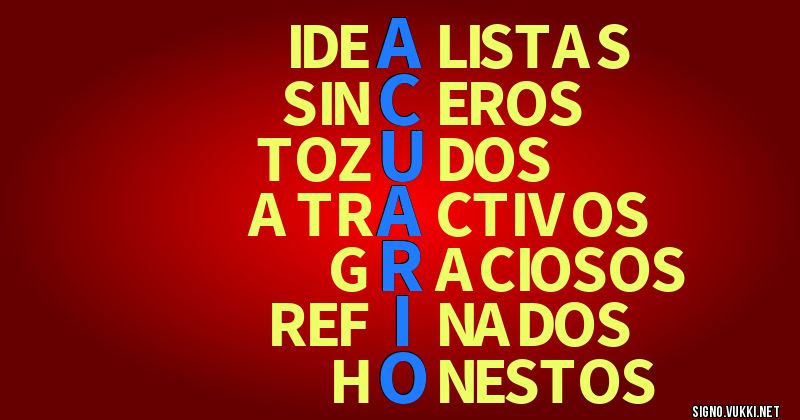 Acuario - El significado de tu signo