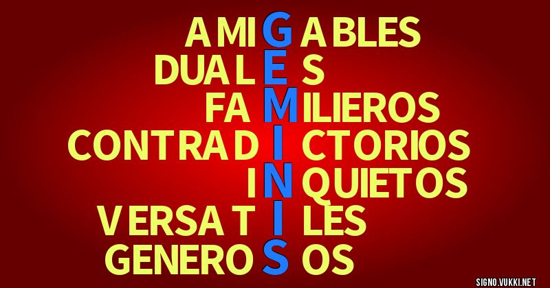 Geminis - El significado de tu signo