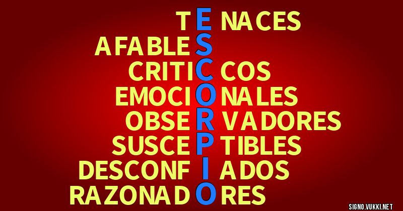 Escorpio - El significado de tu signo