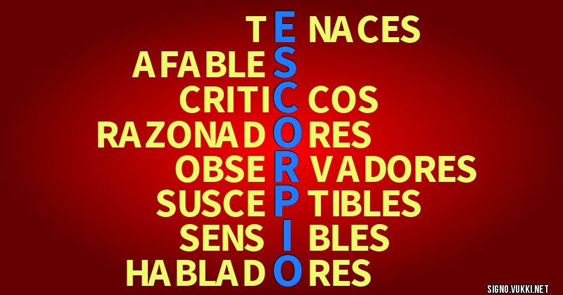 Escorpio - El significado de tu signo