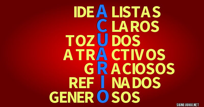 Acuario - El significado de tu signo