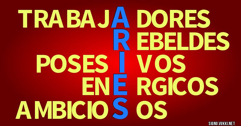 Aries - El significado de tu signo