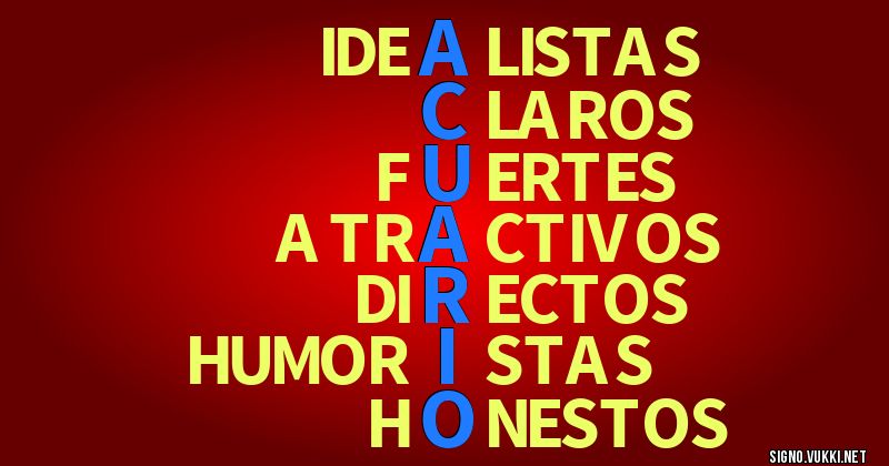Acuario - El significado de tu signo