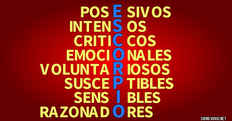 Escorpio - El significado de tu signo