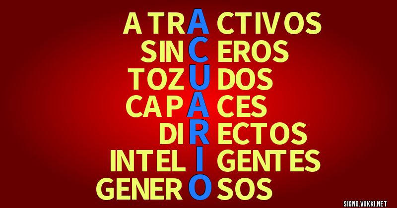 Acuario - El significado de tu signo