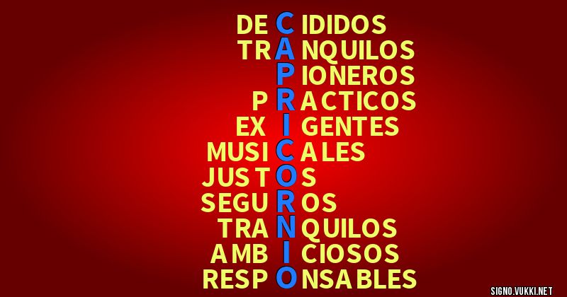 Capricornio - El significado de tu signo