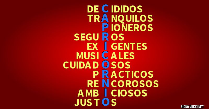 Capricornio - El significado de tu signo