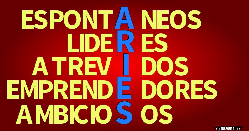 Aries - El significado de tu signo