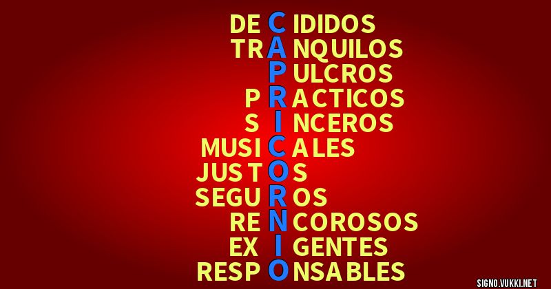 Capricornio - El significado de tu signo