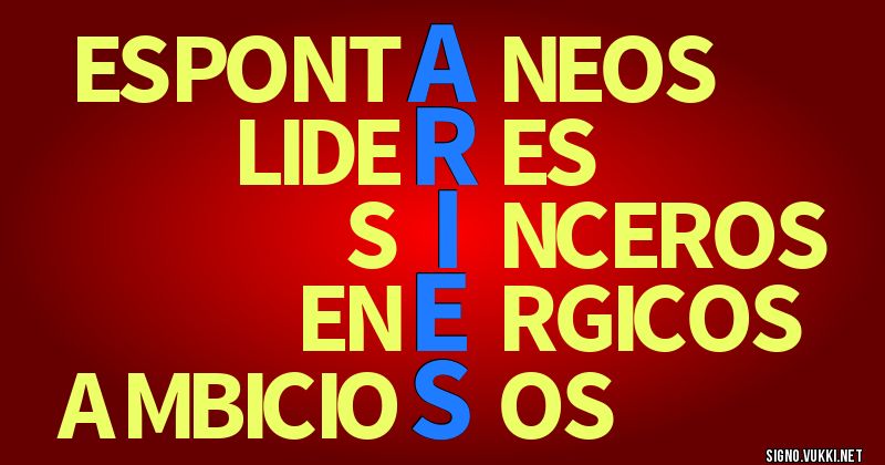 Aries - El significado de tu signo