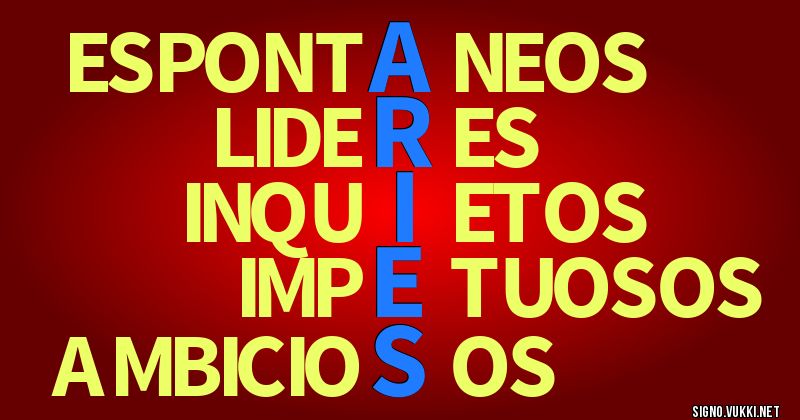 Aries - El significado de tu signo