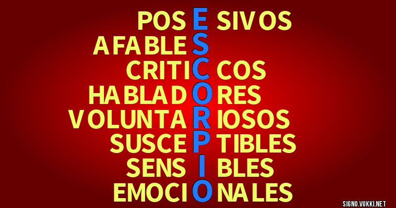Escorpio - El significado de tu signo
