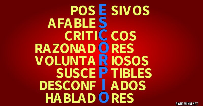 Escorpio - El significado de tu signo