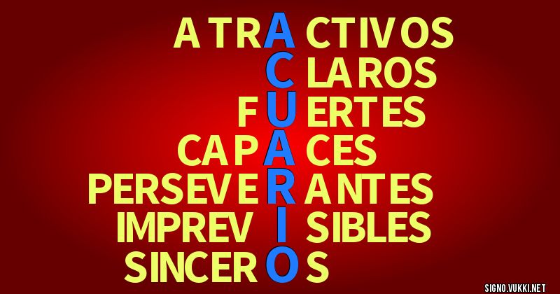 Acuario - El significado de tu signo