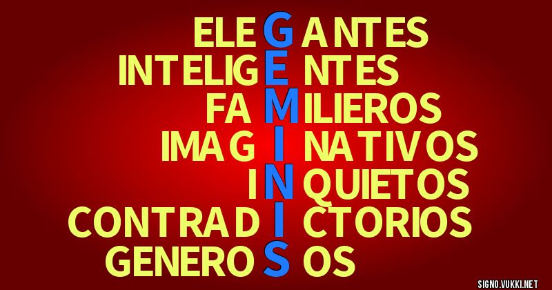 Geminis - El significado de tu signo