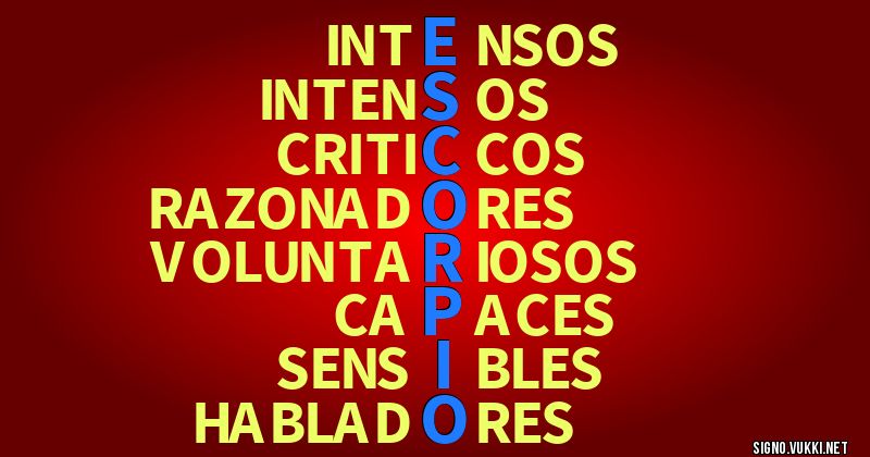 Escorpio - El significado de tu signo