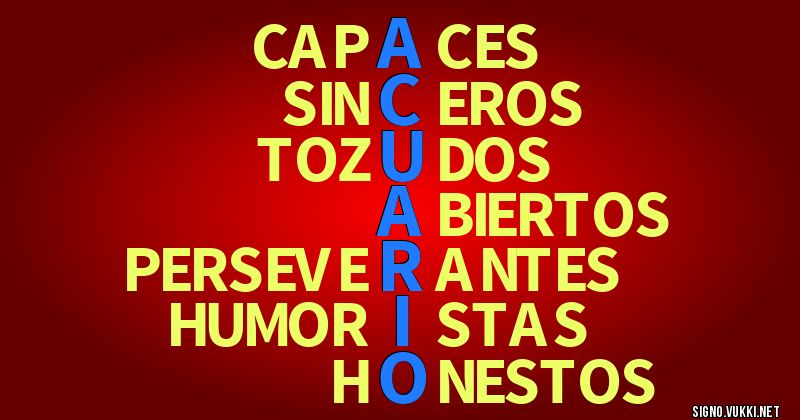 Acuario - El significado de tu signo