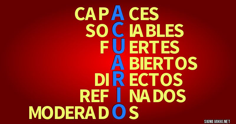 Acuario - El significado de tu signo