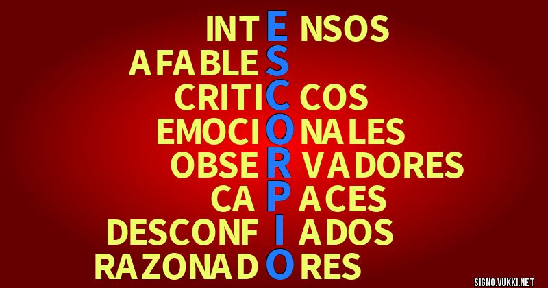 Escorpio - El significado de tu signo